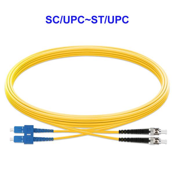 Buy Optical Fiber Cable SC UPC ST UPC Single-Mode Dual-Core Carrier-Grade OS2 Pigtail at wholesale prices