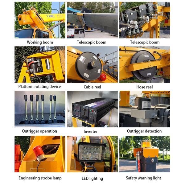 Factory Direct Sales Double Protection Bucket Truck Aerial Working Platform