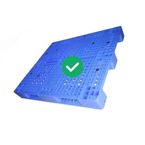 Buy Ergonomic Open Deck Pallet 1300x1100 PE 5000Kg Load Hygienic at wholesale prices