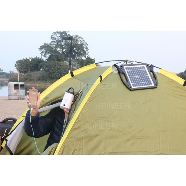 4W plastic frame solar panel with high lumen LED ,with 5V 1A USB output,charge