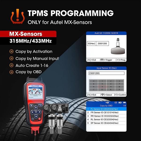 Autel MaxiTPMS TS508 TPMS Diagnostic and Relearn Tool with Quick/ Advanced Mode (Upgraded Version of TS501/TS408)