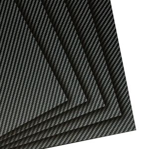 Plain Weave Carbon Fiber Plate Standard Modulus Satin 48" x 24" x 1/8"