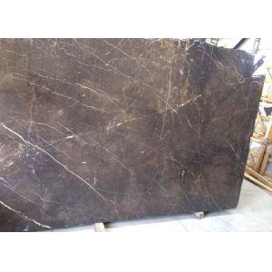 Black Countertop Marble Slab With White Vein , Solid Large Marble Slab