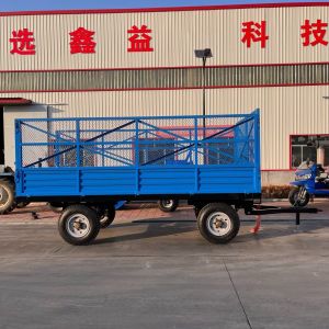 China 7 Ton Farm Trailer Thickened Steel Beam Transporter Rust Proof on sale