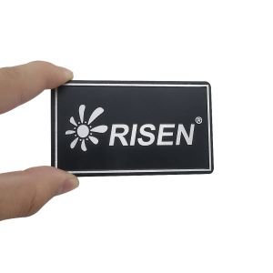 Logo Engraved Stainless Steel Metal Card Label Aluminium Steel