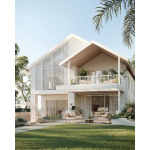 Sustainable Light Gauge Steel Villa Prefabricated Modern Steel Structure Homes