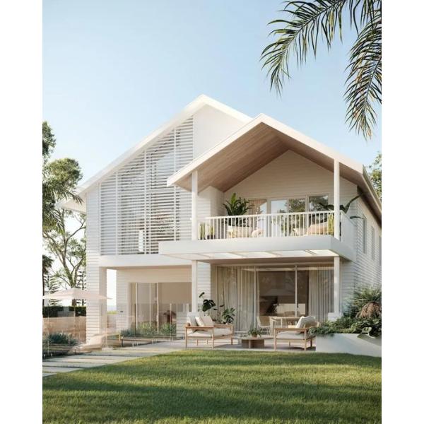 Buy Sustainable Light Gauge Steel Villa Prefabricated Modern Steel Structure Homes at wholesale prices