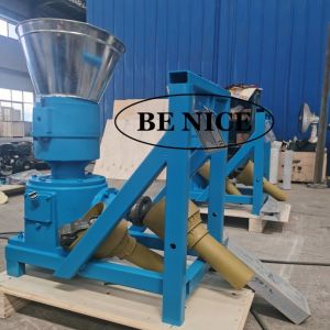 High Capacity PTO Pellet Mill with 2 Rollers and 4mm Die for 80-1000kg/h