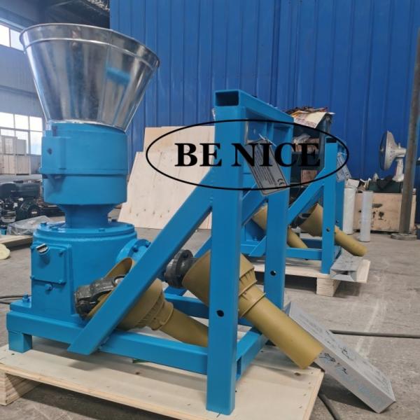 High Capacity PTO Pellet Mill with 2 Rollers and 4mm Die for 80-1000kg/h