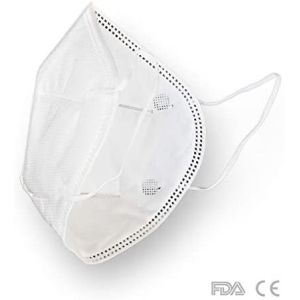 White KN95 Earloop Disposable Surgical Face Masks