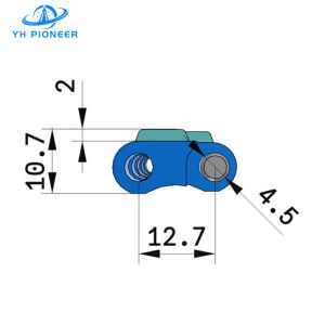 Rubber Surface Conveyor Modular Belt For Low Noise And Safe Product Conveying