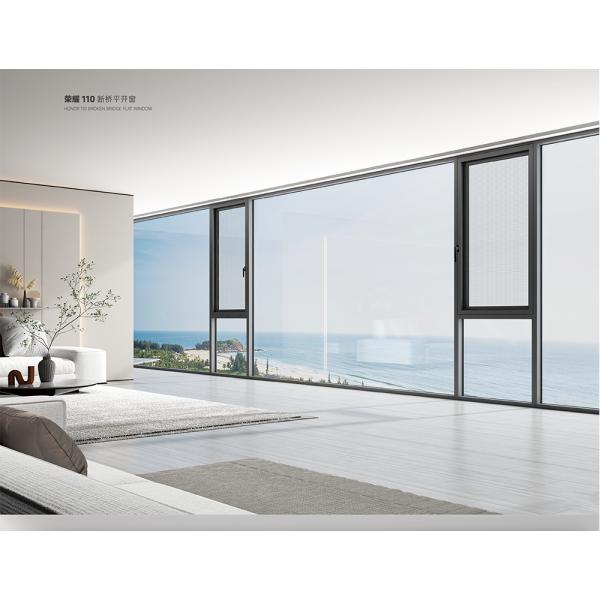 Bronze and gold aluminum windows and doors product display