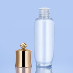 Frosted Gold Empty Travel Bottle Set 30ml capacity for Toner