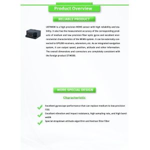 RS422 Output Form and 0.01m/s Speed Accuracy UBTM400Y UNIVO Antenna Navigation