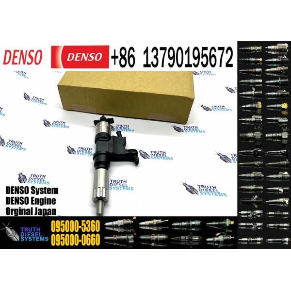 Diesel common rail injector 095000 5360 0950005360 095000-5360 for 6HK1 T6500