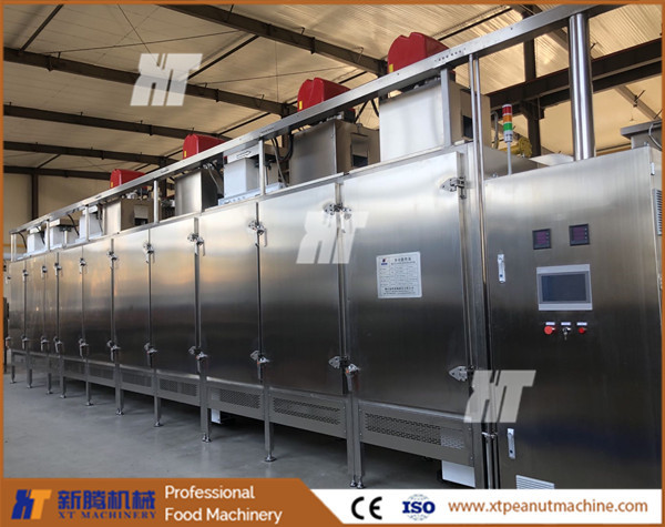 Buy Automatic Nuts Roasting Machine Continuous Nuts Roaster at wholesale prices