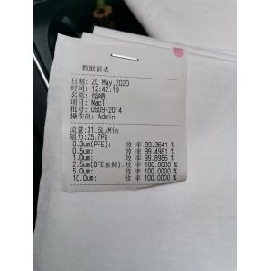 PFE 97 BFE 95% 50g PP Melt Blown Nonwoven Fabric