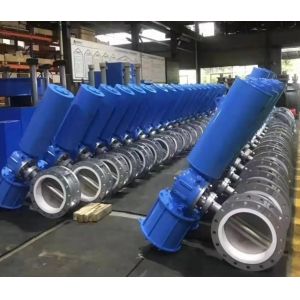 CF8/CF8M Stainless steel ANSI wafer butterfly valve with resilient seal