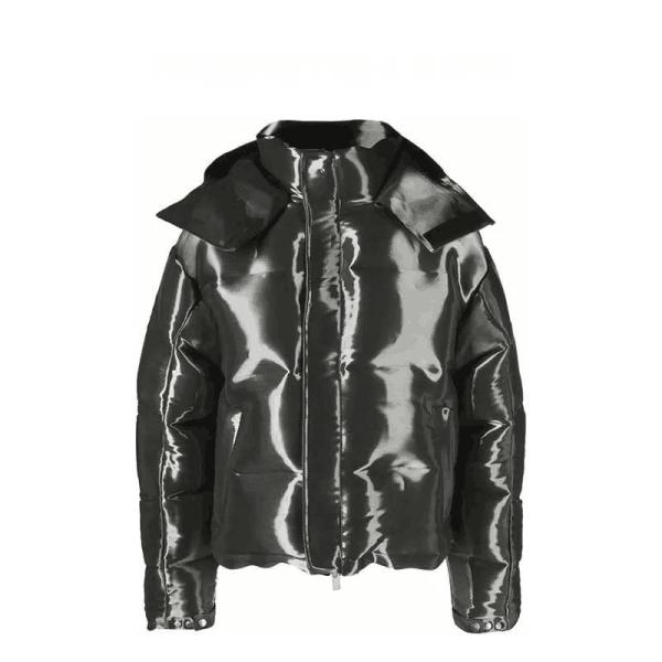 OEM Custom Wholesale Reflective Nylon Men&prime;s Metallic Custom Winters Bubble Coat Logo for Shiny Men Padded Down Puffer Jacket