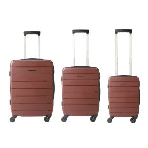 Spinner Wheels With TSA Lock PP Trolley Luggage Set