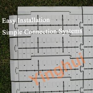 Temporary Roll Up Turf Protection Interlocking Plastic Flooring Tiles For