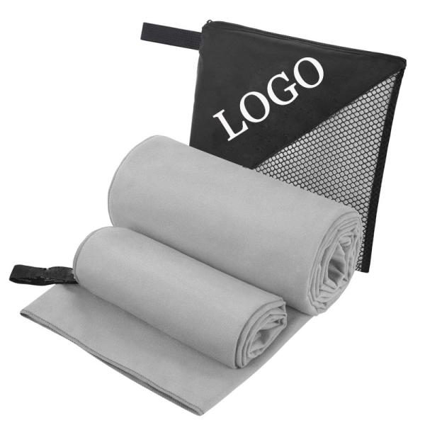 Hot Selling Customize Logo Sports Microfiber Gym Towel Light Dry