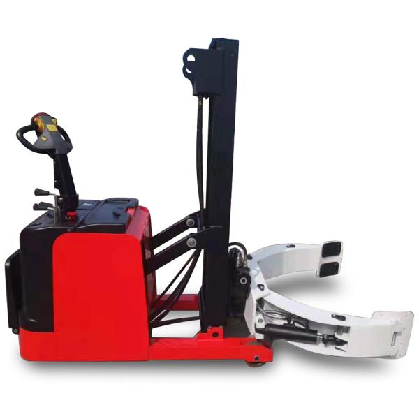Buy Forklift 1000Kg Erect Powered Film Roll Lifting Equipment Trolley at wholesale prices