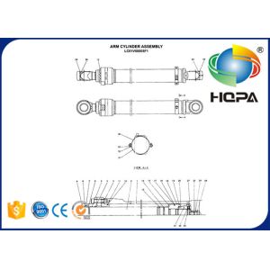 LC01V00005R300 Arm Cylinder Seal Kit For Kobelco SK330LC SK330LC-6E