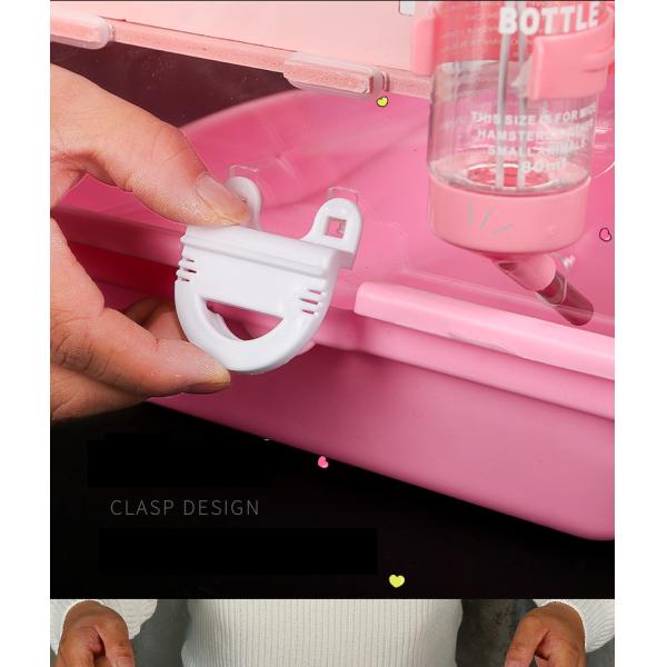 Breathable Large Plastic Double Layer Hamster Cage 37mm Length