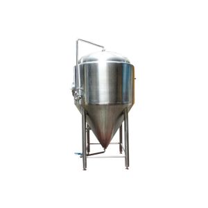 Conical Beer Fermenter 700L Commercial Beer Brewing Equipment SS304 Fabrication