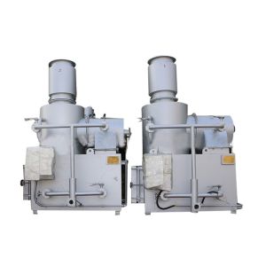 Pyrolysis Plant Rubbish Incinerator With Smokeless Burning Function 1000 Kg