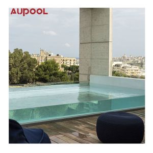 Popular Custom Infinity Edge Clear Thick Acrylic Glass Sheet for Thick Glass