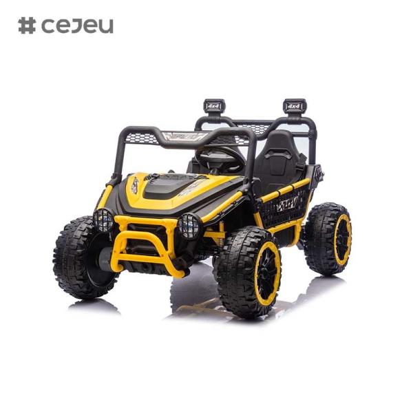 CJ-HC-605 New 12v Battery Outdoor Ride on Toy Vehicle Battery Powered Car 2 Seats Children Electric Ride on Car for Kids to Drive