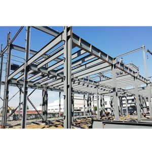 Bolt Connection Prefabricated Steel Structures with Galvanized Finish Strength /
