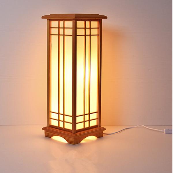 Modern wood Floor Lamp Washitsu Tatami Decor Window Pane Lamp Restaurant Living Room japanese lamp(WH-WFL-01)