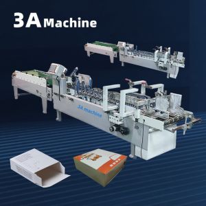 Presentation Folder Gluing Machine 1300KG Weight and Video Feedback for Box