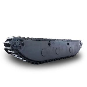 Customized Floating Amphibious Excavator Pontoon Q355B Undercarriage  Water Track used for excavator