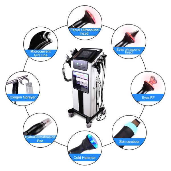 8 In 1 Hydra Dermabrasion Facial Aqua Peeling Machine Hydradermabrasion