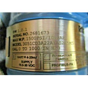 Safety Rosemount Gage Pressure Transmitter 3051CD3A02A1AB1H2L4M5 -248 To 248 Bar