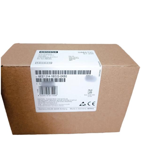 SIEMENS SIMATIC S7-200 PLC 6ES7214-1BD23-0XB0 CPU 224 AC/DC/Relay14 Inputs/ 10