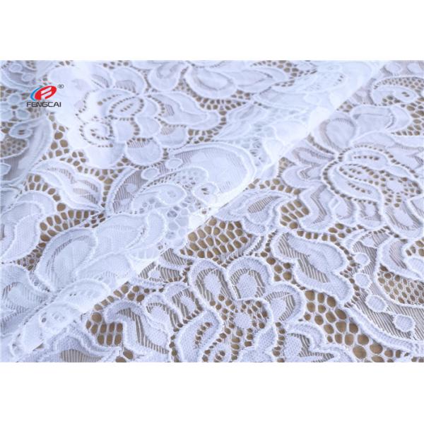 170gsm 90% Nylon 10% Spandex Lace Fabric For Underwear