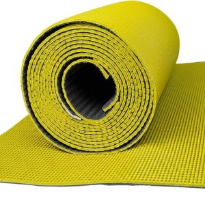 Foam Backing Industrial Rubber Sheet PVC Coil Mat with 12-18m Length 8-15mm