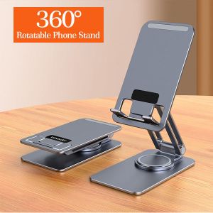 Foldable Phone Holder Stand Aluminum Alloy Desktop Tablet Holder
