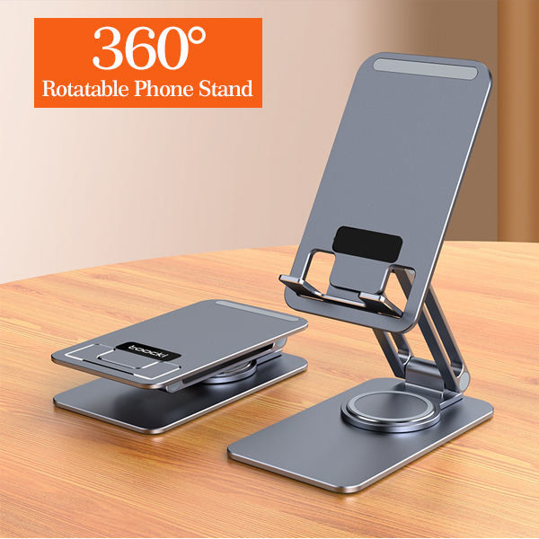 Buy Foldable Phone Holder Stand Aluminum Alloy Desktop Tablet Holder at wholesale prices