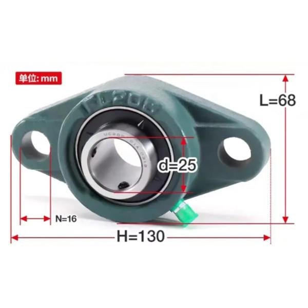 Cast Steel Spherical Roller Bearings Heavy Duty Pillow Block Bearings HRC58-62