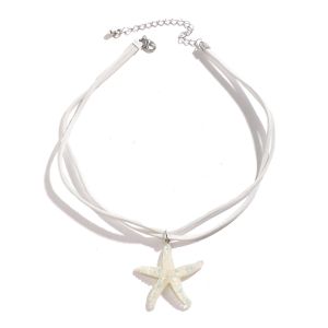 Pure and Fresh Fashionable Necklace with Starfish Pendant