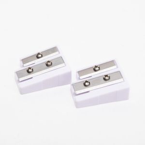 Double Holes Professional Student Pencil Sharpener Alloy Steel