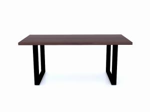 China Metal Frame Solid Wood Standing Desk Polished For Office Home Furniture on sale