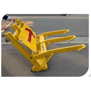 Lightweight Welding Collapsible Barricades Electrostatic Spraying 25KG/Unit