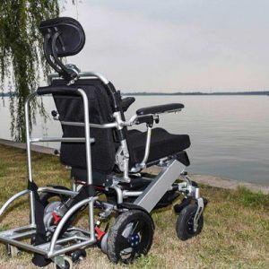 4h Charging Anodizing Aluminum Frame Collapsible Power Wheelchair
